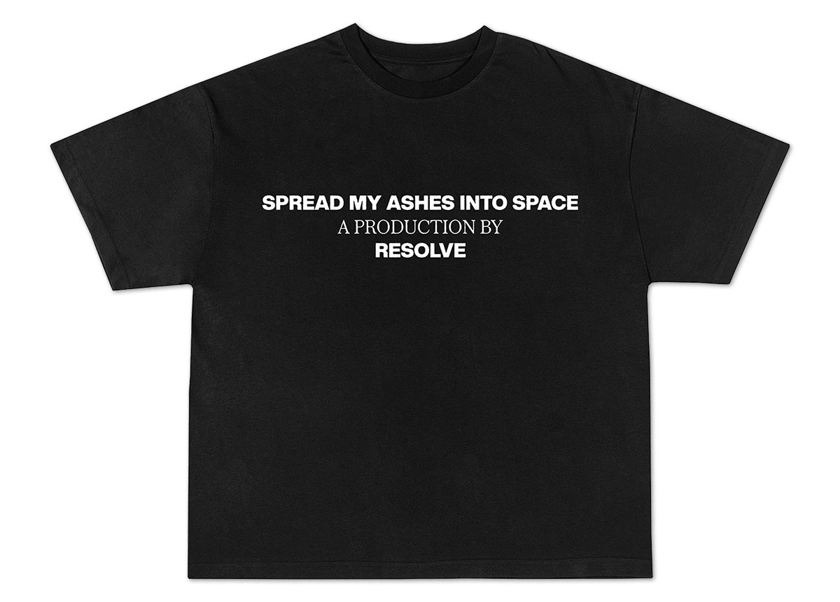 RESOLVE - Spread My Ashes Into Space 12" LP - STRATOSPHERE + Credits T-Shirt BUNDLE