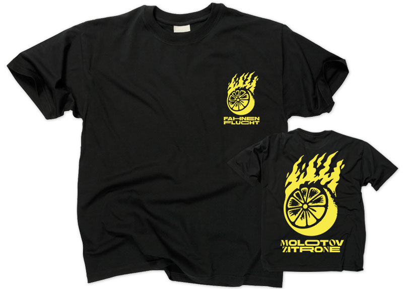 FAHNENFLUCHT - Molotov Zitrone T-Shirt - YELL...