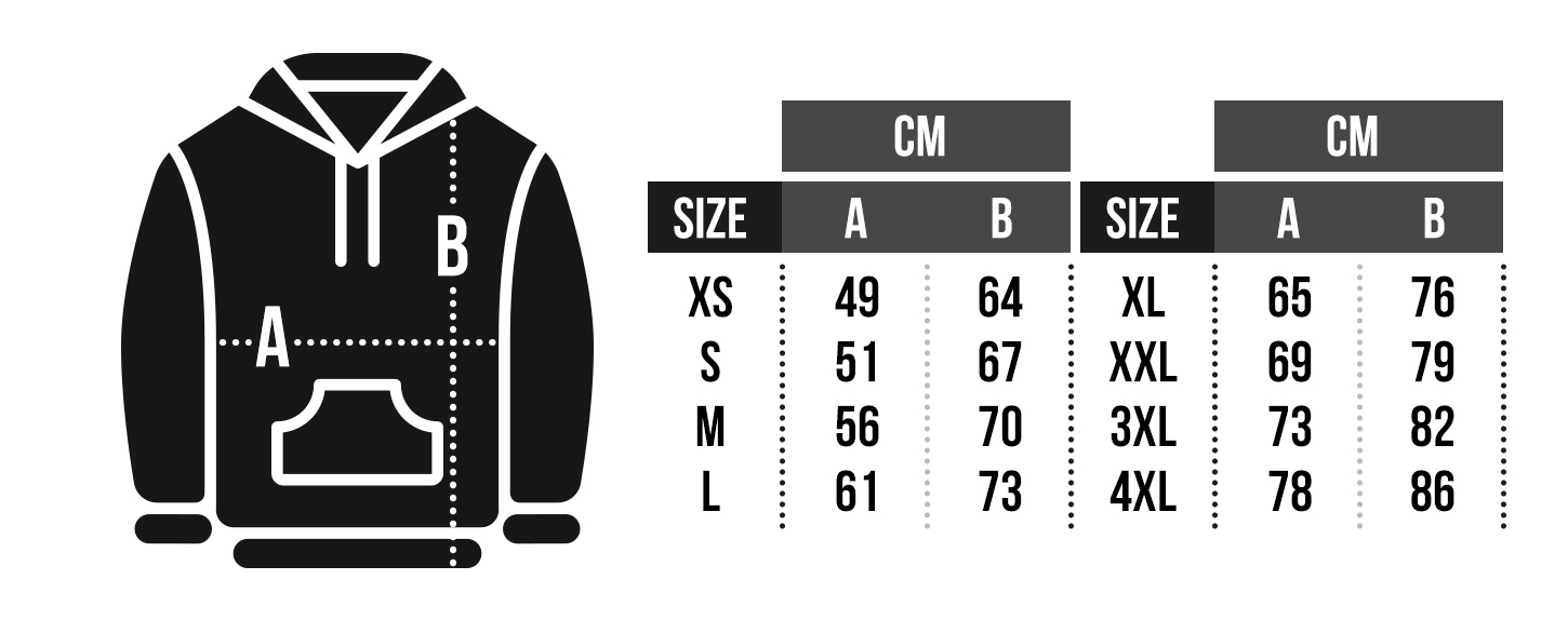 Show size chart