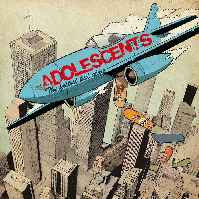 ADOLESCENTS - The Fastest Kid Alive 12" LP - INKSPOT ADOLESCENTS - The Fastest Kid Alive 12" LP - INKSPOT
