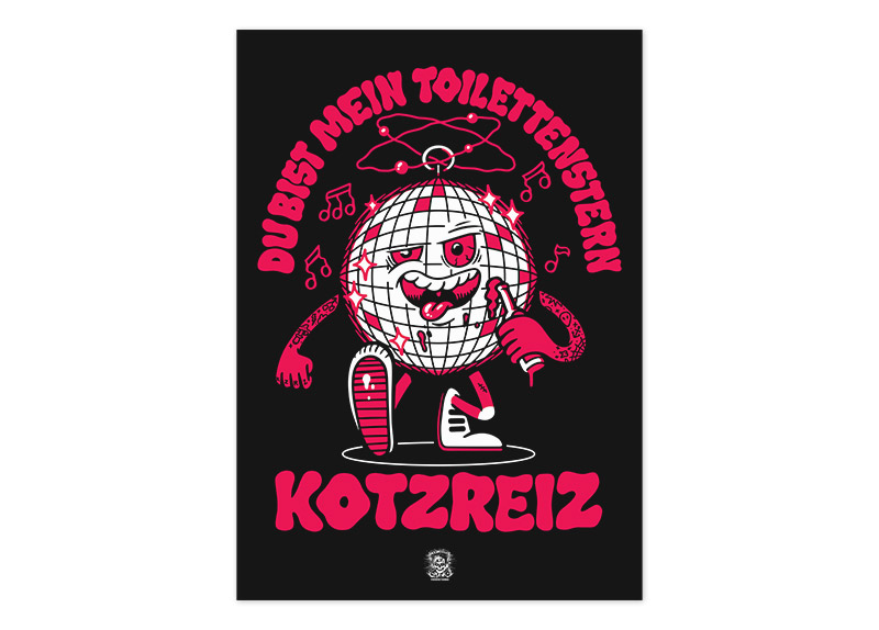 poster_kotzreiz_dubistmeintoilettenstern KOTZREIZ - Toilettenstern Poster