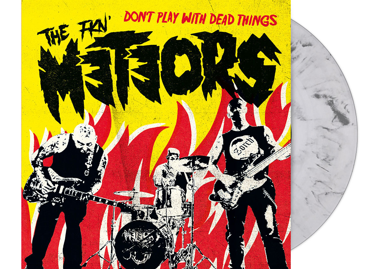 METEORS, THE - Don’t Play With Dead Things 7" Single - TRANSPARENT MARBLED