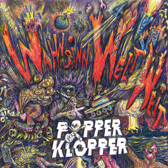 POPPERKLOPPER - Wahnsinn Weltweit 12" LP - BLACK POPPERKLOPPER - Wahnsinn Weltweit 12" LP - BLACK