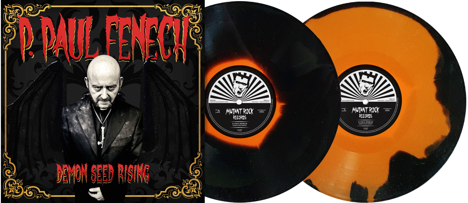 P. PAUL FENECH - Demon Seed Rising 12" DO-LP - CORONA P. PAUL FENECH - Demon Seed Rising 12" DO-LP - CORONA