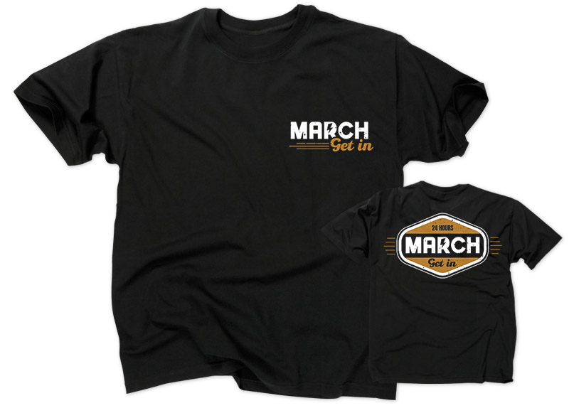 merch_shirt_march_getin MARCH - Get In T-Shirt