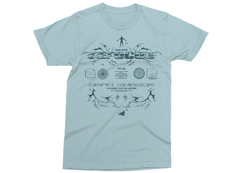 merch_shirt_defocus_flatlines DEFOCUS - Flatlines T-Shirt