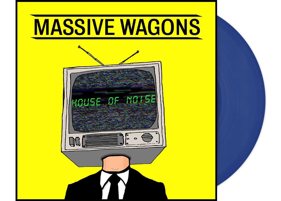 vinyl_5055006563511_colored MASSIVE WAGONS - House of Noise 12" LP - BLUE
