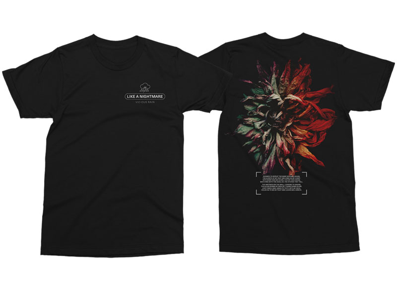 VICIOUS RAIN - Like A Nightmare T-Shirt VICIOUS RAIN - Like A Nightmare T-Shirt