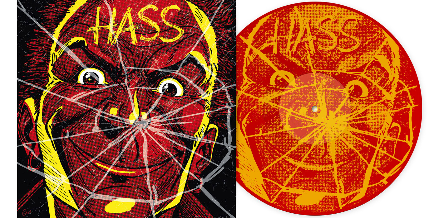 HASS - Hass EP 12" EP - RED w/ Silkscreen Pri...