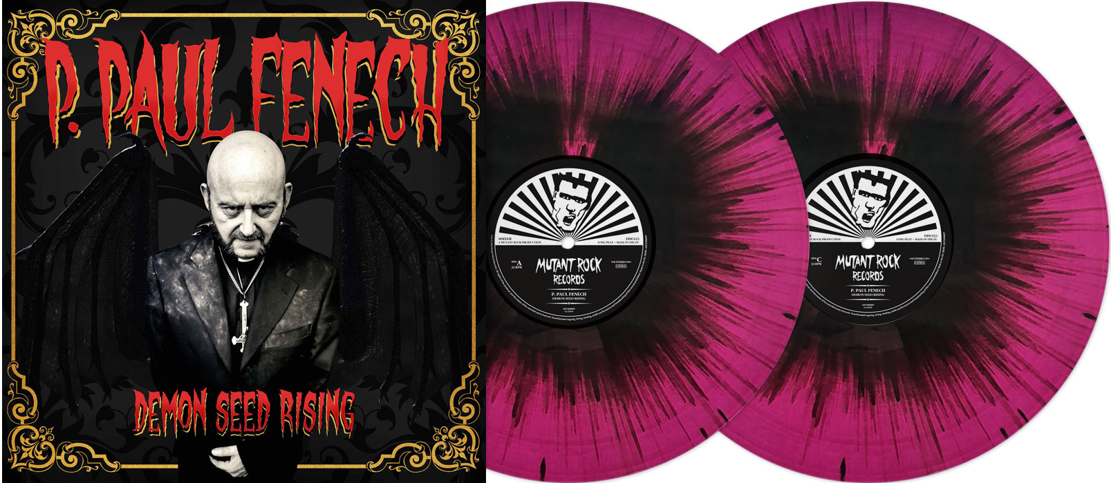 P. PAUL FENECH - Demon Seed Rising 12" DO-LP - SPLATTER P. PAUL FENECH - Demon Seed Rising 12" DO-LP - SPLATTER