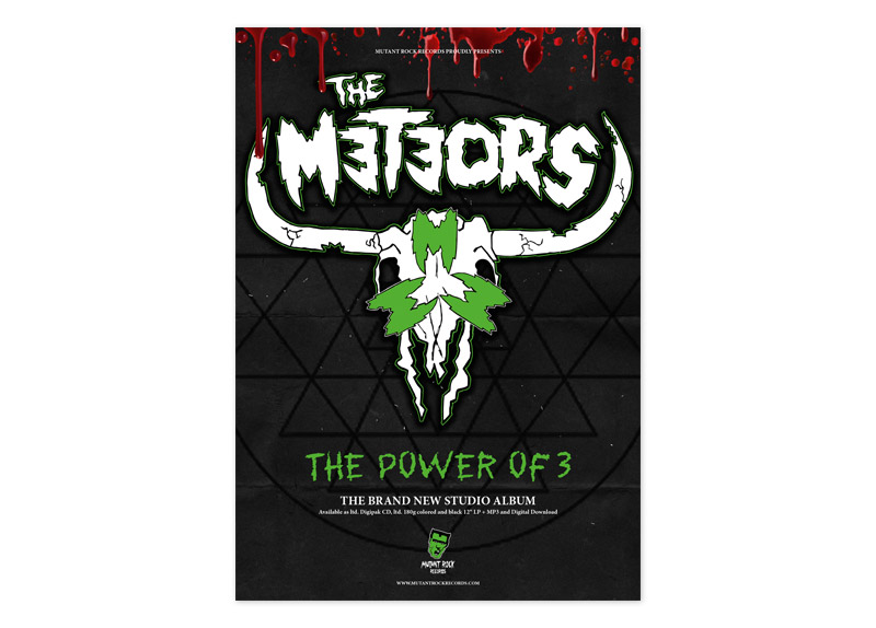 poster0515742125174822 METEORS, THE - The Power Of 3 Poster