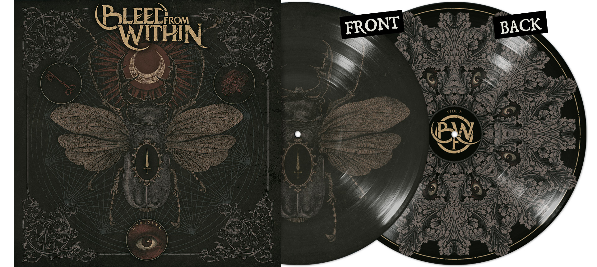 BLEED FROM WITHIN - Uprising 12" LP - PICTURE
