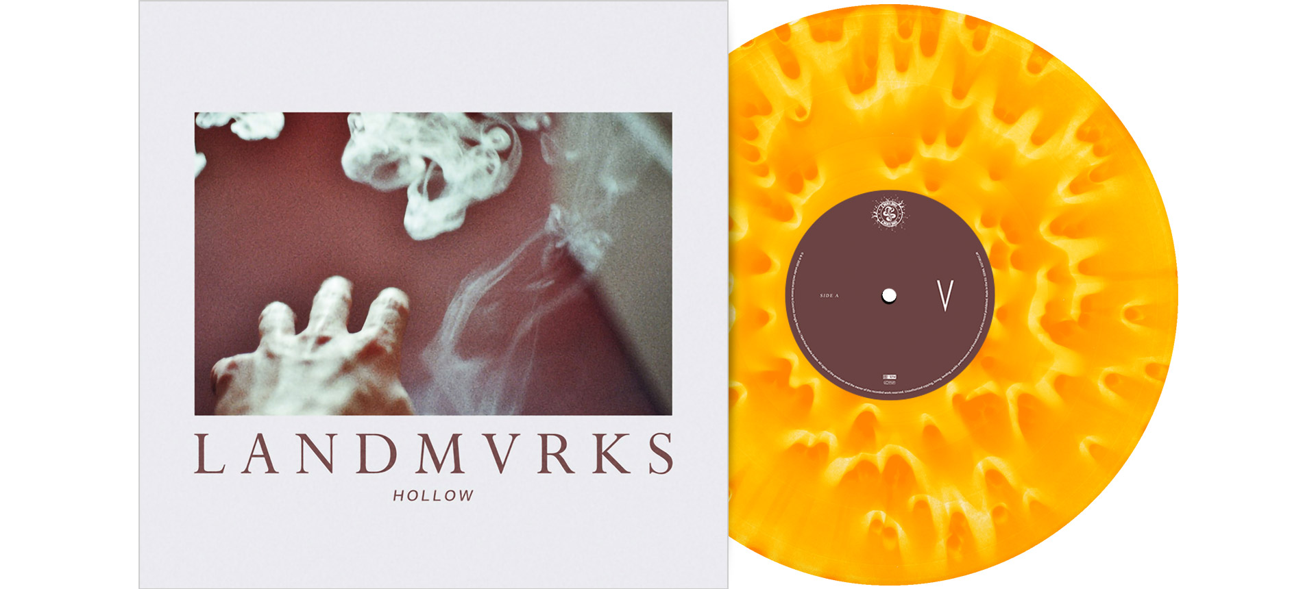 LANDMVRKS - Hollow 12" LP - CLOUDY FIREPLACE LANDMVRKS - Hollow 12" LP - CLOUDY FIREPLACE