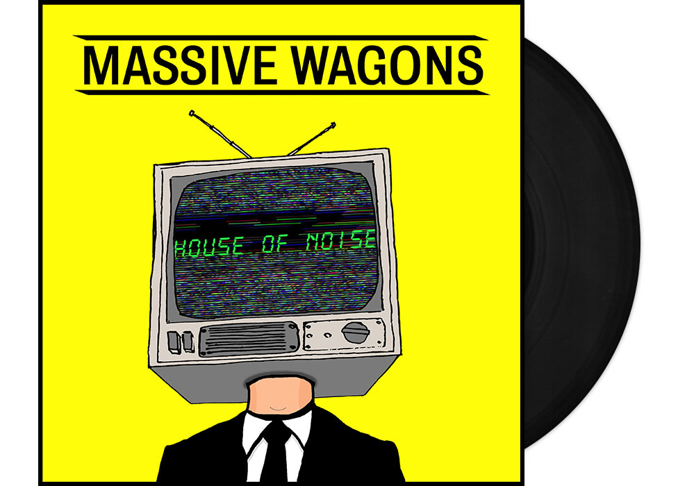 MASSIVE WAGONS - House of Noise 12" LP - BLACK MASSIVE WAGONS - House of Noise 12" LP - BLACK