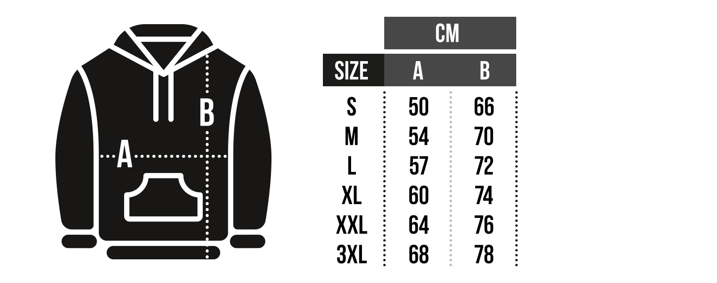 Show size chart