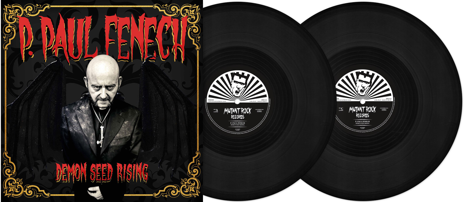 P. PAUL FENECH - Demon Seed Rising 12" DO-LP - BLACK P. PAUL FENECH - Demon Seed Rising 12" DO-LP - BLACK