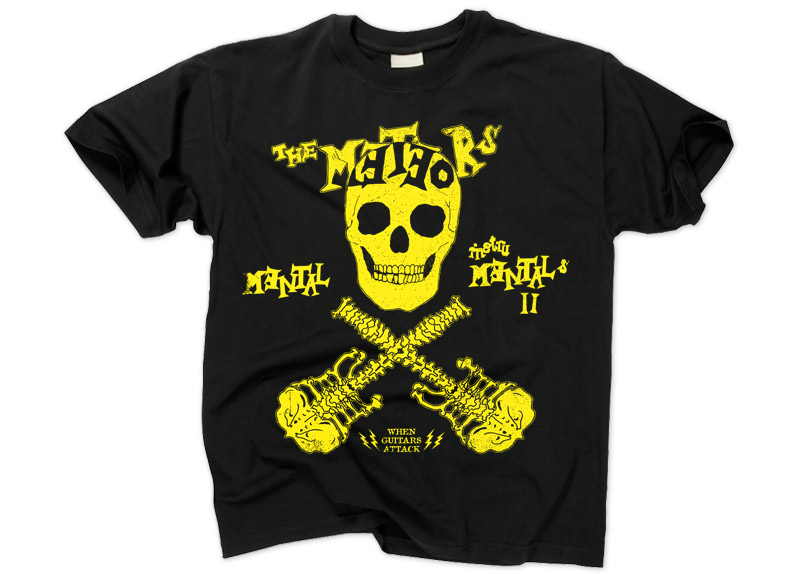 merch0108-1 METEORS, THE - Mental Instrumentals II T-Shir...