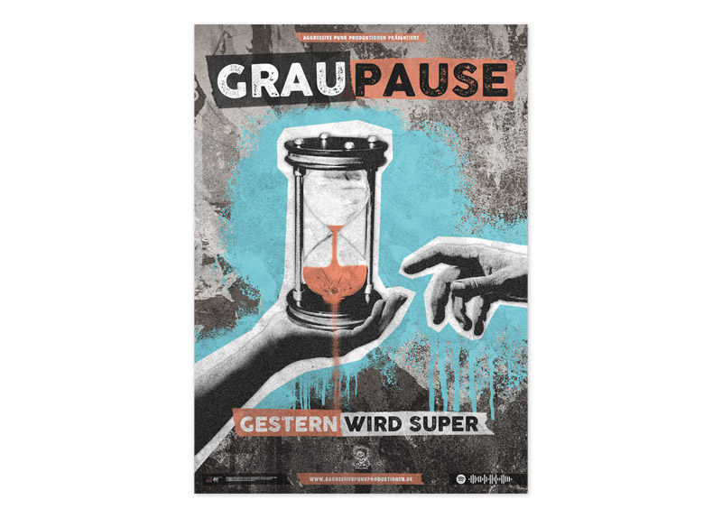 poster_077 GRAUPAUSE - Gestern wird super Poster