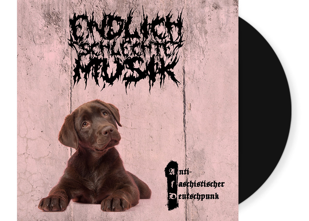 ENDLICH schlechte MUSIK - Antifaschistischer Deutschpunk 12" LP - BLACK