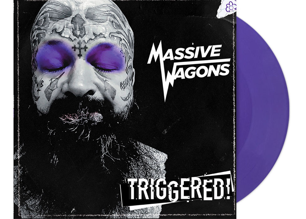 MASSIVE WAGONS - Triggered! 12" LP - PURPLE MASSIVE WAGONS - Triggered! 12" LP - PURPLE