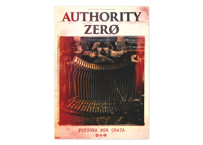 poster064 AUTHORITY ZERO - Persona Non Grata Poster