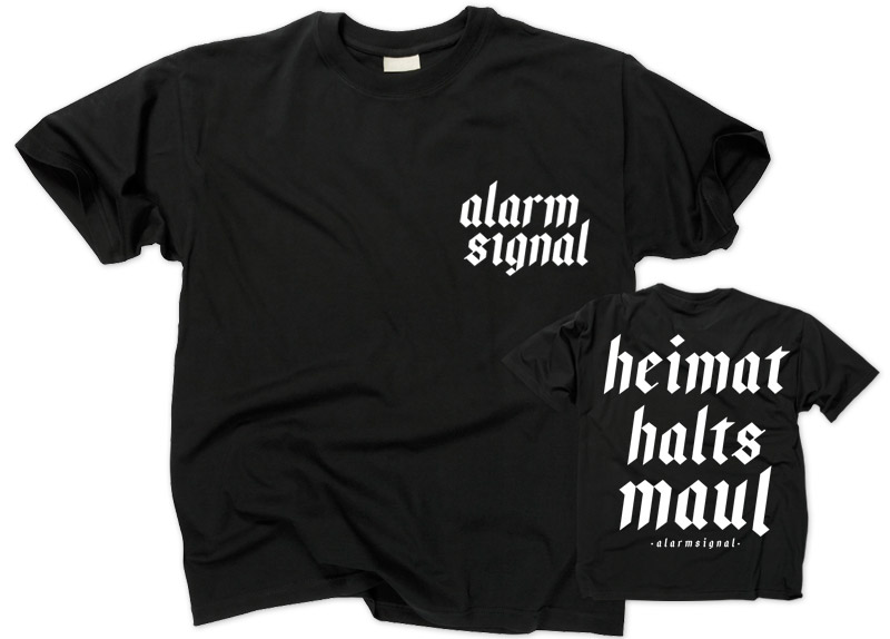 ALARMSIGNAL - Heimat halt's Maul Black T-Shir...