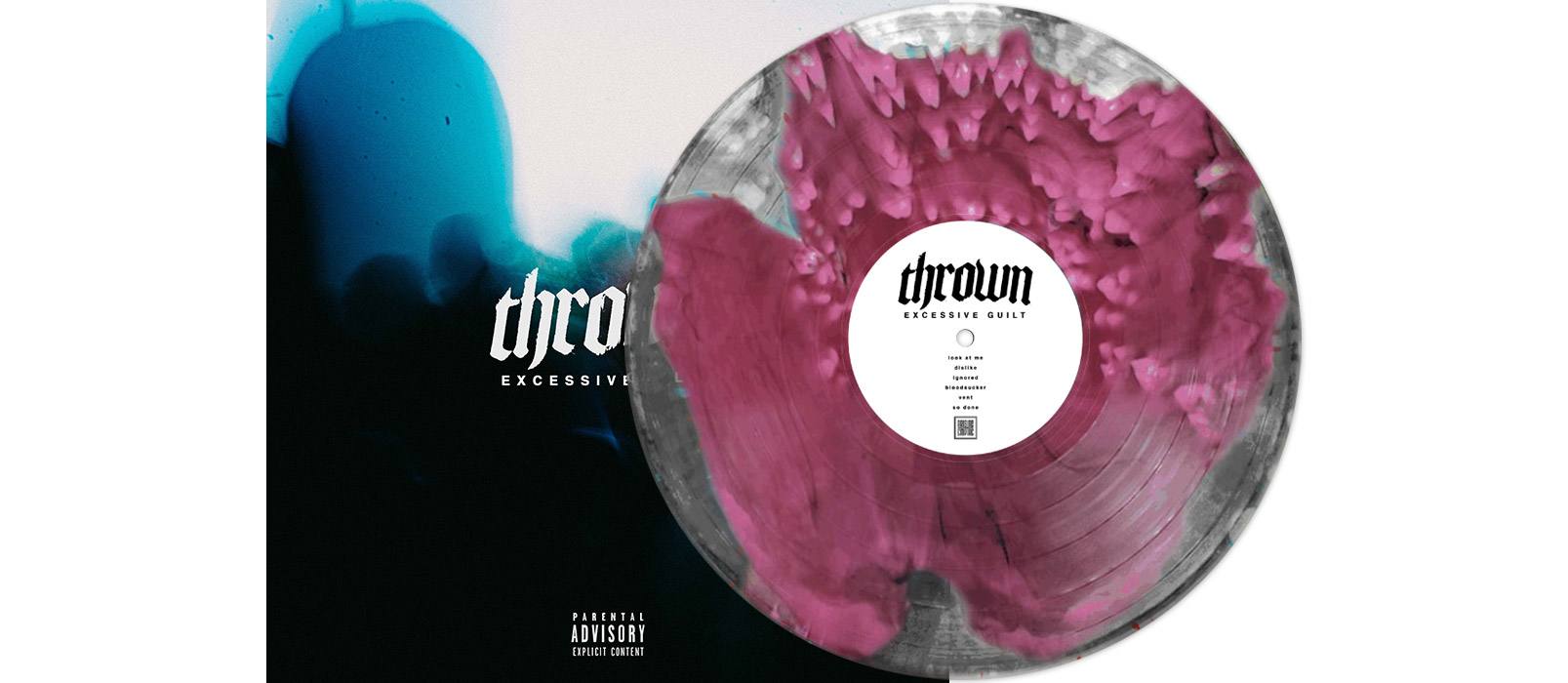 THROWN - Excessive Guilt 12" LP - YOLK SPLATTER MARBLED THROWN - Excessive Guilt 12" LP - YOLK SPLATTER MARBLED