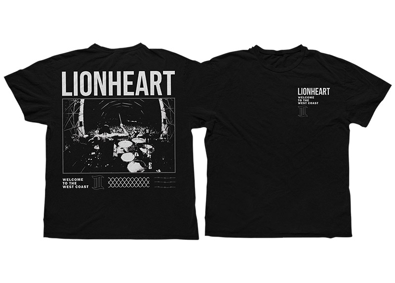 merch_shirt_lionheart_wttww_3 LIONHEART - Welcome To The West Coast III T-S...