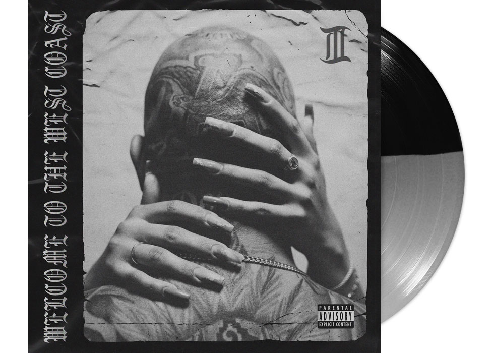 LIONHEART - Welcome To The West Coast III 12" LP - SPLIT SILVER + BAR TOWEL LIONHEART - Welcome To The West Coast III 12" LP - SPLIT SILVER + BAR TOWEL