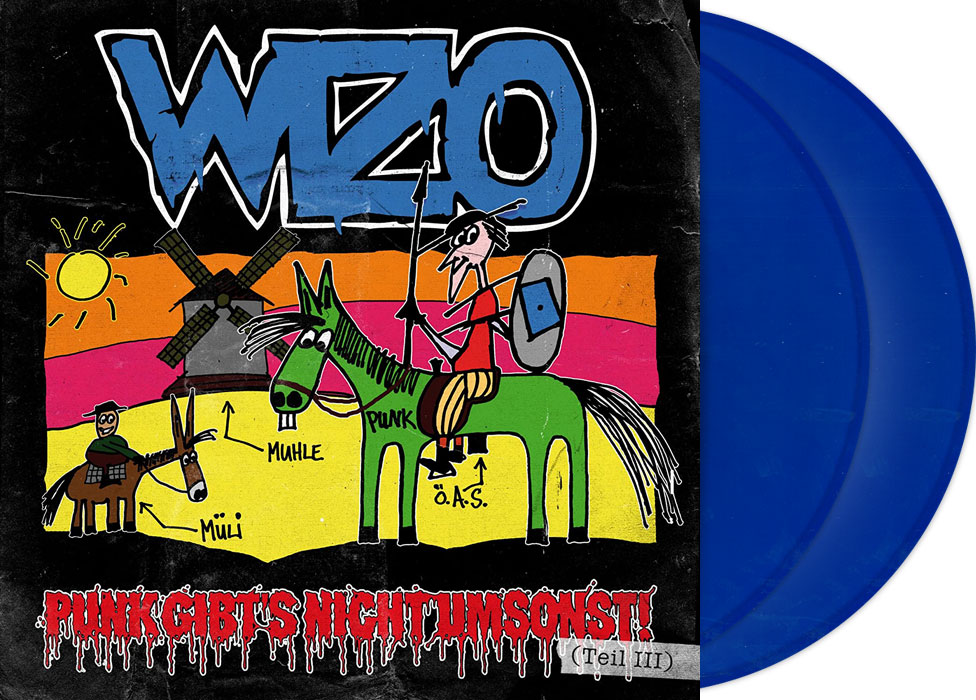 WIZO - Punk Gibt's Nicht Umsonst! 12" DO-LP - BLUE WIZO - Punk Gibt's Nicht Umsonst! 12" DO-LP - BLUE