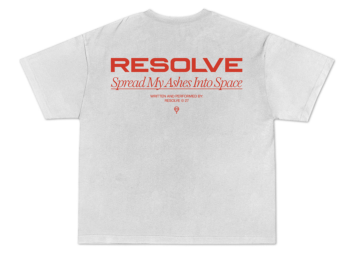 RESOLVE - Spread My Ashes Into Space 12" LP - AIR BALLOON + SMAIS T-Shirt BUNDLE