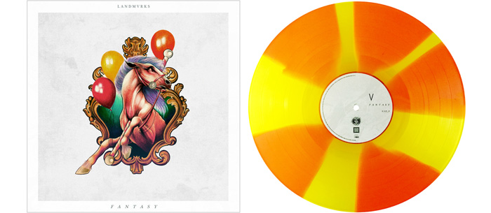 LANDMVRKS - Fantasy 12" LP - YELLOW/ORANGE
