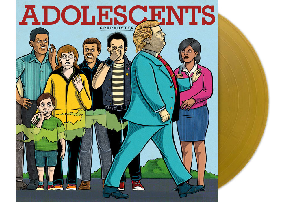 vinyl_adolescebts_cropduster_gold ADOLESCENTS - Cropduster 12" LP - GOLD