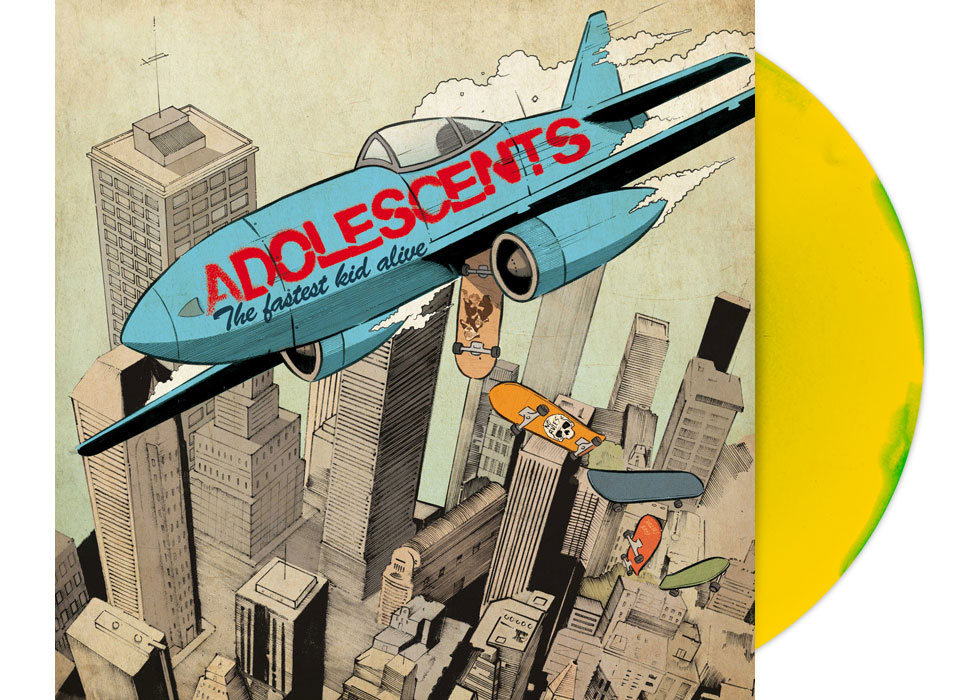 ADOLESCENTS - The Fastest Kid Alive 12" LP - ...