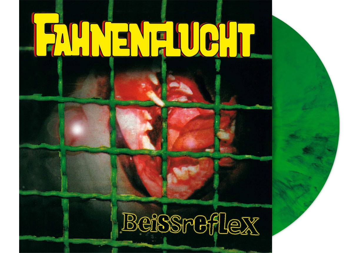 FAHNENFLUCHT - Beissreflex 12" LP - GREEN MARBLED