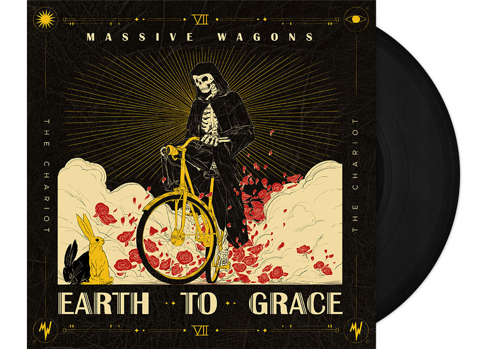 MASSIVE WAGONS - Earth To Grace 12" LP - BLAC...
