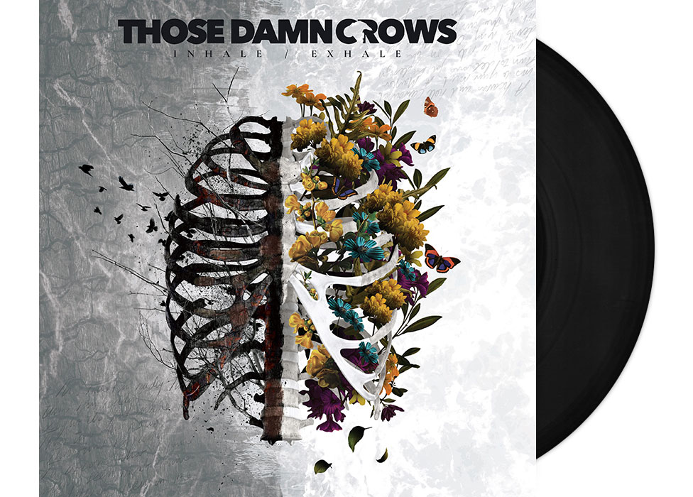 THOSE DAMN CROWS - Inhale/Exhale 12" LP - BLA...