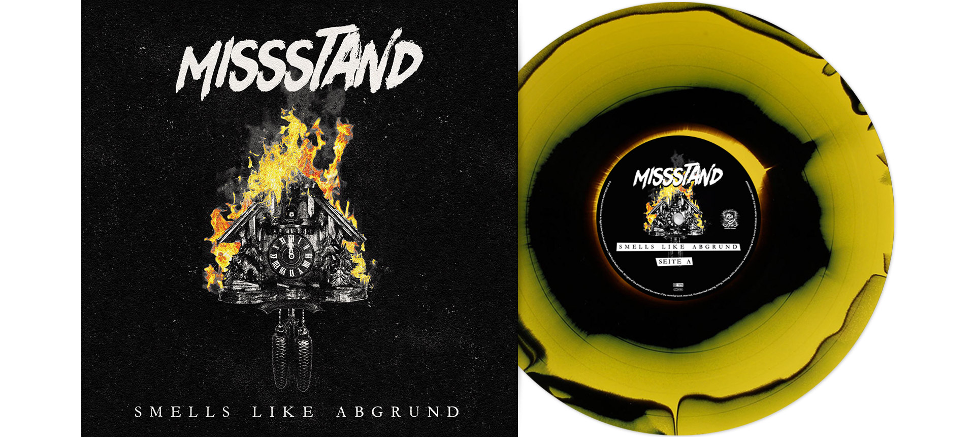 MISSSTAND - Smells Like Abgrund 12" LP - YELLOW BLACK