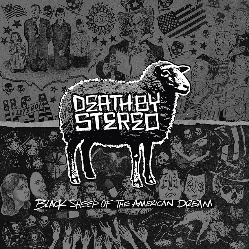 DEATH BY STEREO - Black Sheep Of The American Dream 12" LP - MARBLED DEATH BY STEREO - Black Sheep Of The American Dream 12" LP - MARBLED