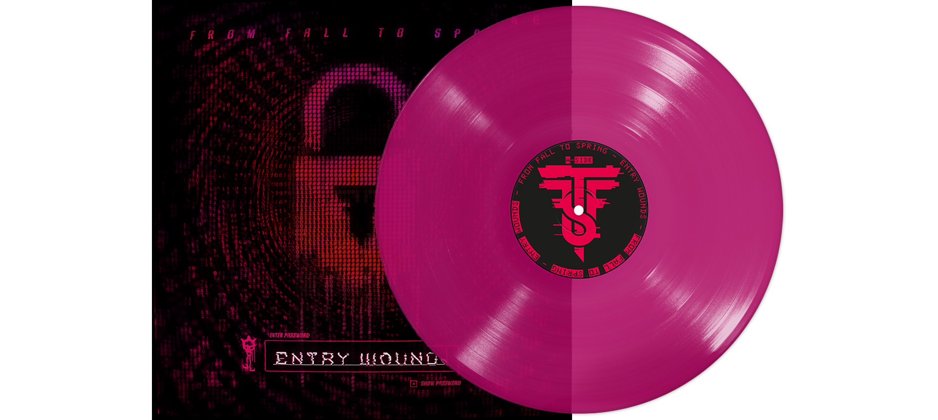 FROM FALL TO SPRING - Entry Wounds 12" LP - MAGENTA FROM FALL TO SPRING - Entry Wounds 12" LP - MAGENTA