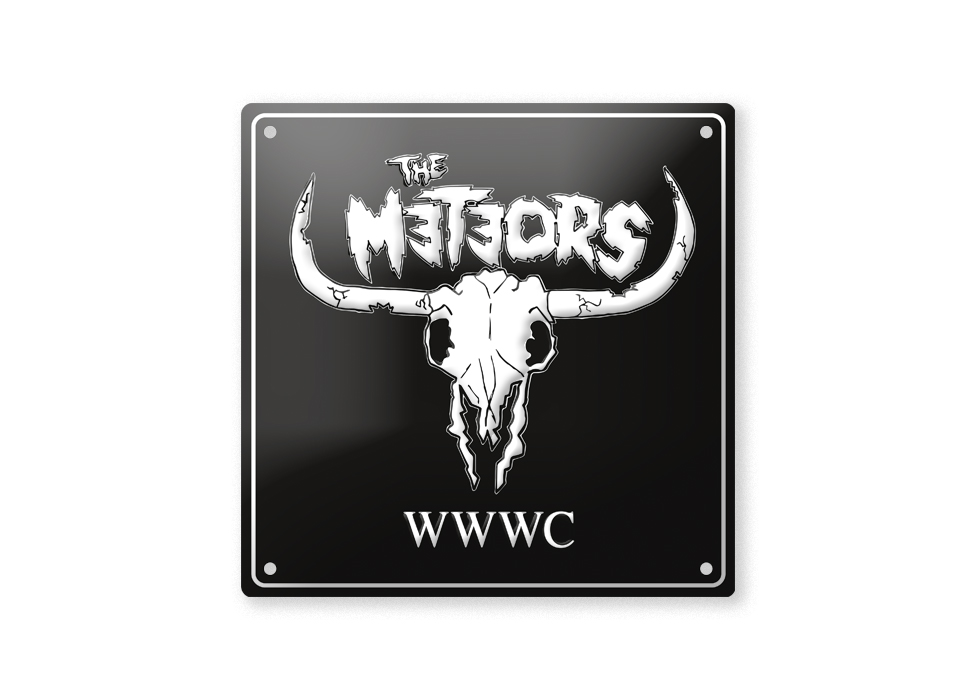 metalsign_themeteors_wwwc METEORS, THE - WWWC Metal Sign
