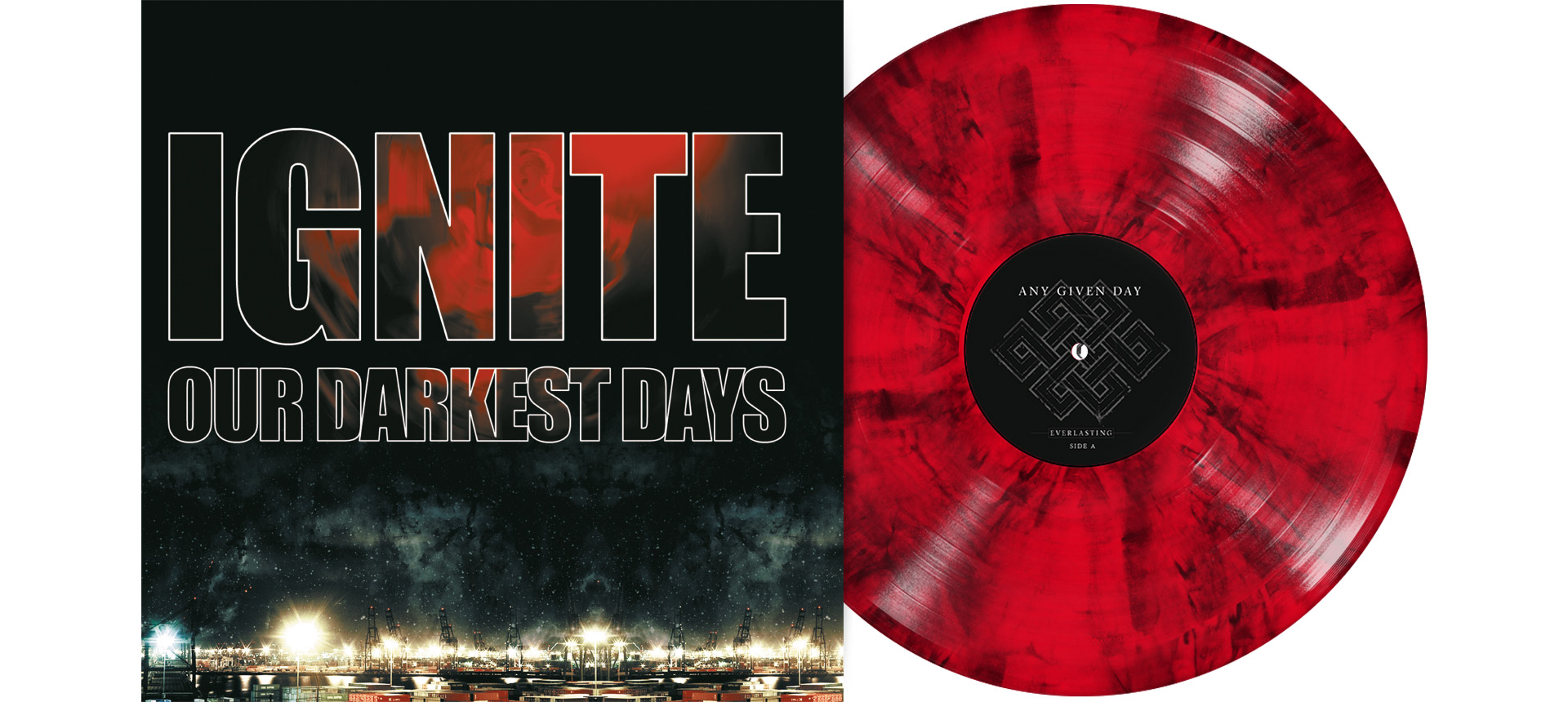 IGNITE - Darkest Days 12" LP - MARBLED IGNITE - Darkest Days 12" LP - MARBLED