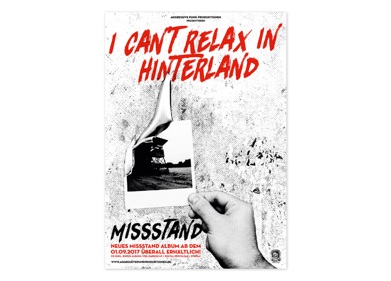 poster058 MISSSTAND - I Can‘t Relax In Hinterland Poste...