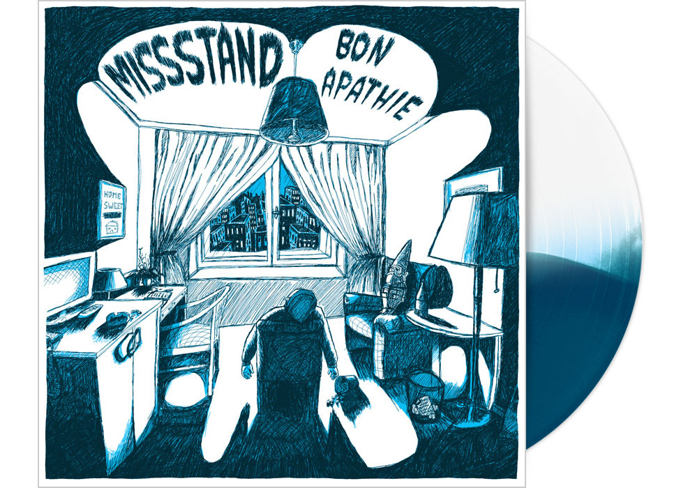 vinyl_agp080-1B MISSSTAND - Bon Apathie 12" LP - HALF/HALF