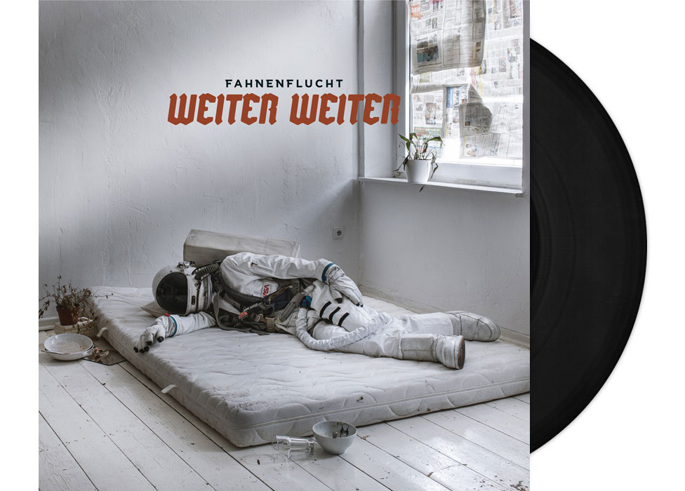 vinyl_agp073-1A FAHNENFLUCHT - Weiter Weiter 12" LP - BLACK