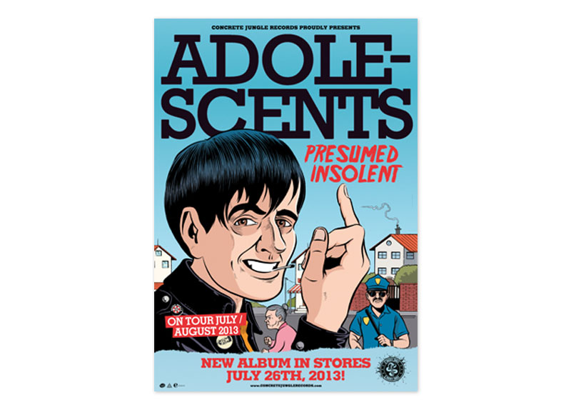 ADOLESCENTS - Presumed Insolent Poster ADOLESCENTS - Presumed Insolent Poster