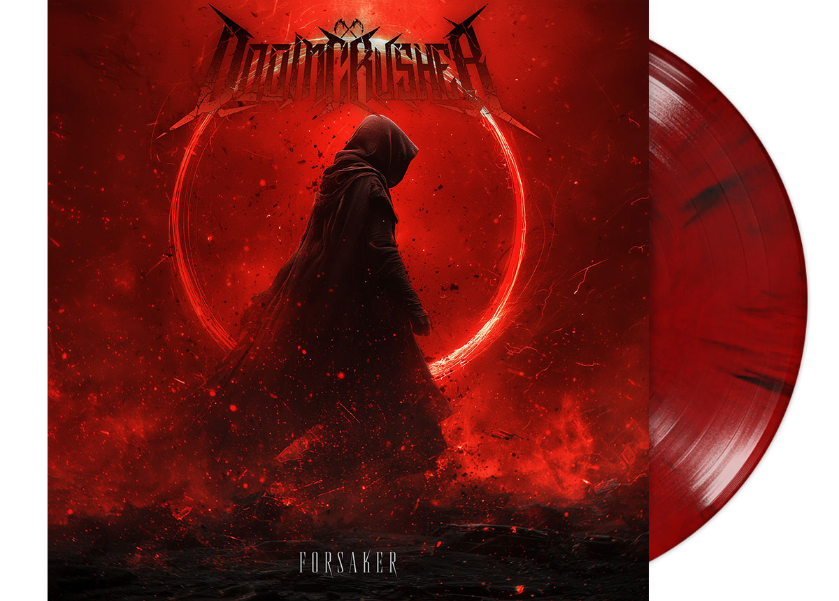 DOOMCRUSHER - Forsaker 12" EP - RED MARBLED