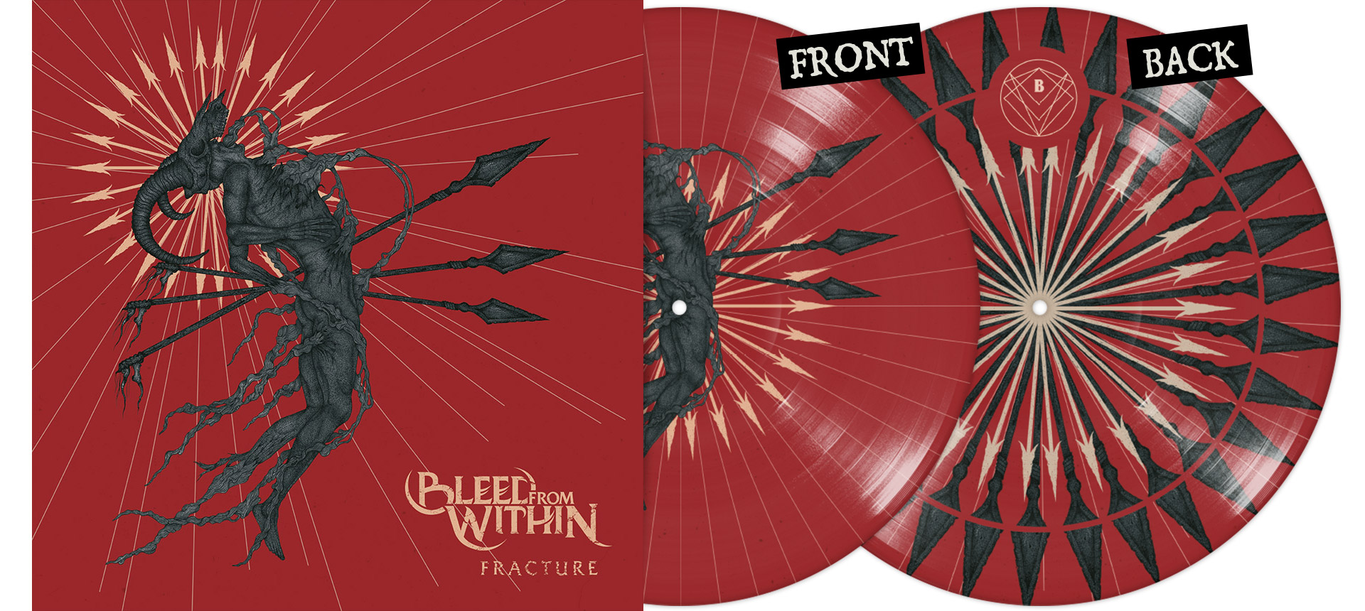 BLEED FROM WITHIN - Fracture 12" LP - PICTURE
