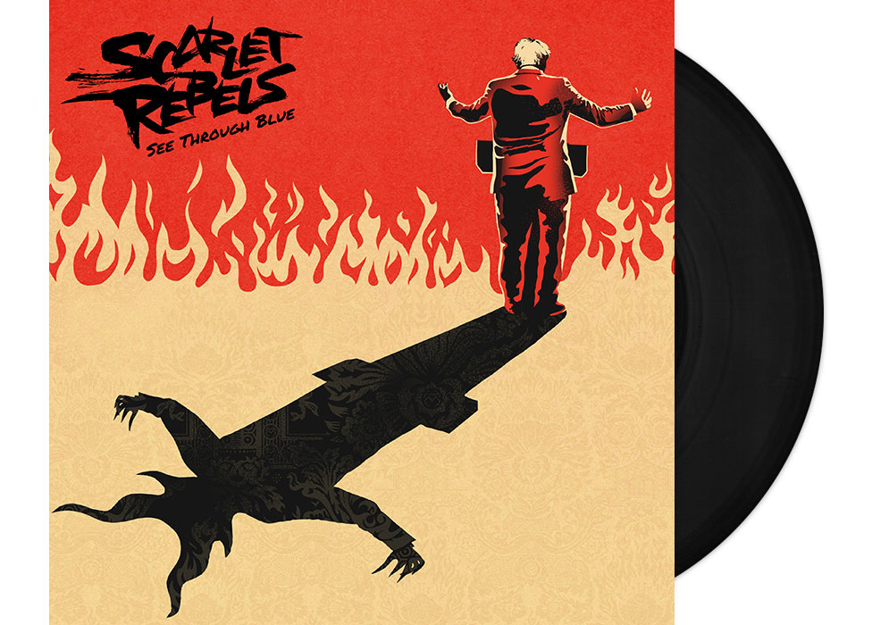 SCARLET REBELS - See Through Blue 12" LP - BL...
