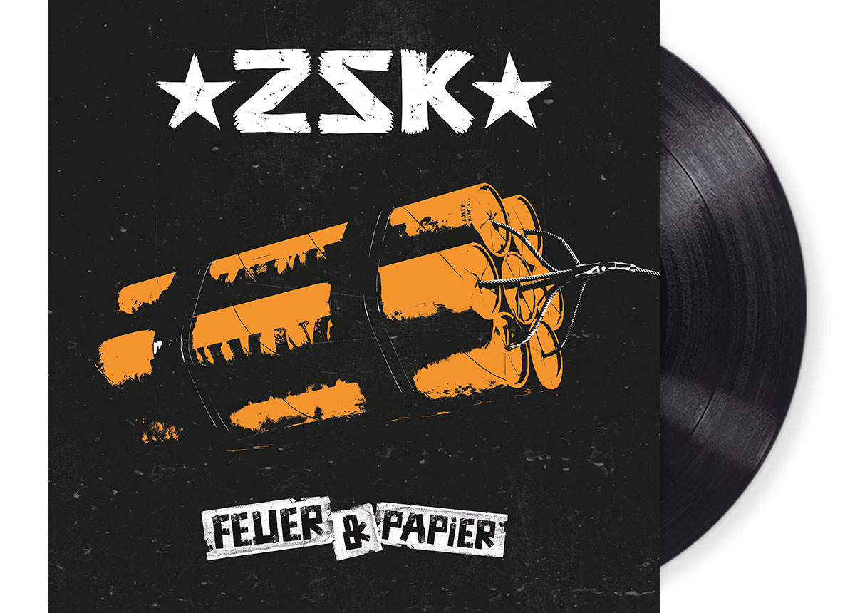 ZSK - Feuer & Papier 12" LP - BLACK ZSK - Feuer & Papier 12" LP - BLACK